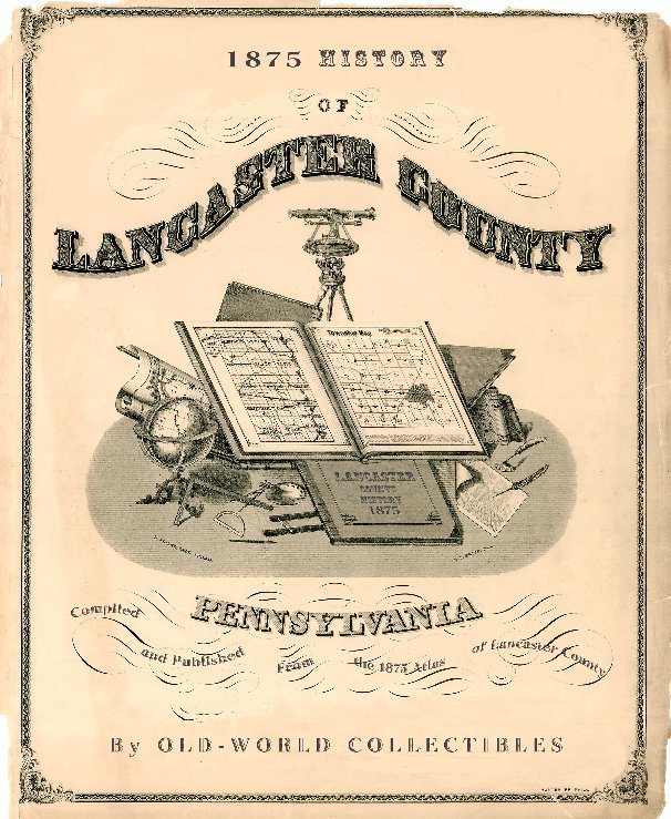 Ver 1875 History of Lancaster County, Pennsylvania por Old-World Collectibles
