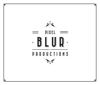 Pixel Blur Productions Portfolio book cover
