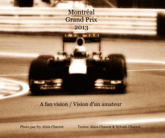 Montréal Grand Prix 2013 book cover