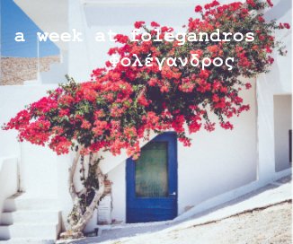 a week at folégandros Φολέγανδρος book cover