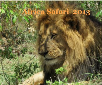 Africa Safari 2013 book cover