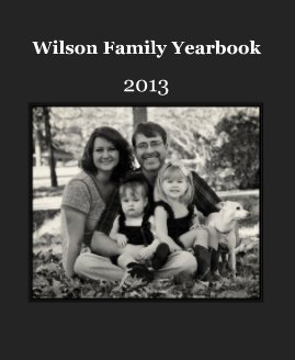 Wilson Family Yearbook book cover