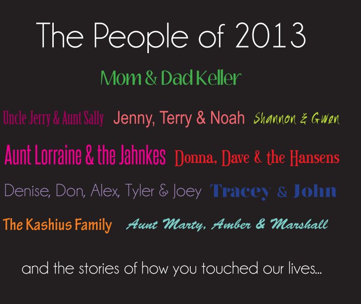 People of 2013 nach Jen Keller anzeigen