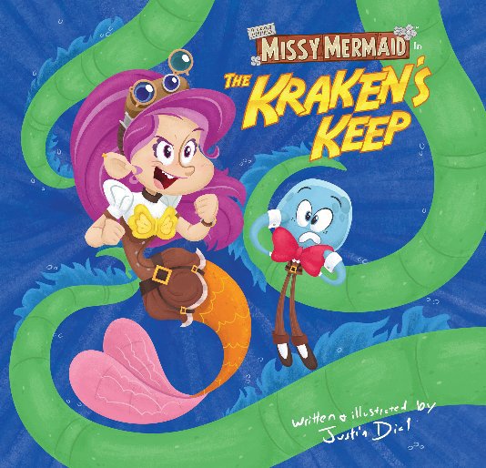 View Little Missy Mermaid in the Kraken's Keep by Justin Dial