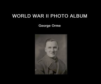 World War II Photo Album book cover