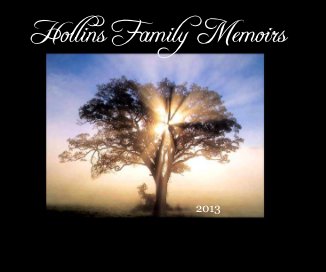 Hollins Family Memoirs book cover