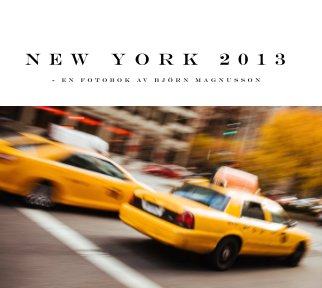 New York 2013 - NEW book cover