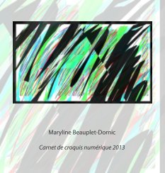 Carnet de croquis numérique 2013 book cover