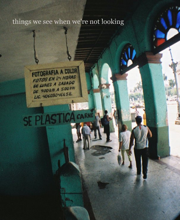 View things we see when we're not looking by victoria kelly
