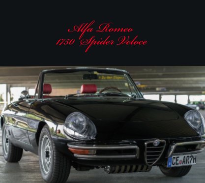 Alfa Romeo 1750 Spider veloce book cover