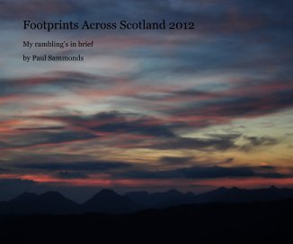 Footprints Across Scotland 2012 book cover