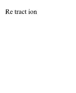 Re tract ion book cover