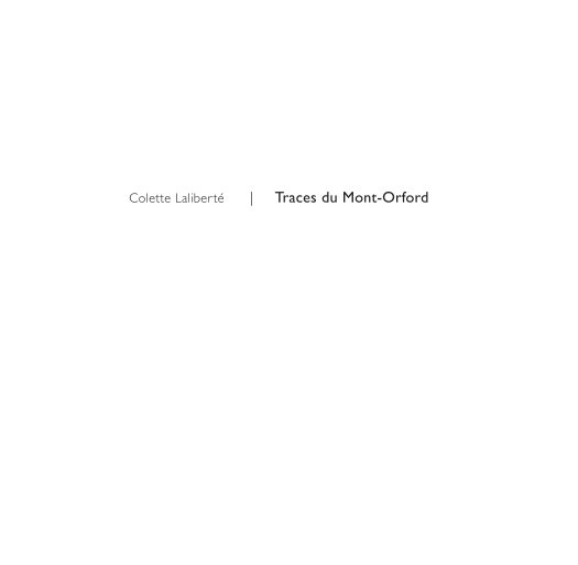 Ver Traces du Mont Orford por Colette Laliberté
