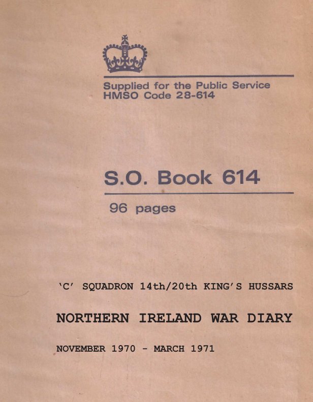 View C Squadron diary 1970 by byrde
