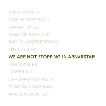 We Are Not Stopping in Arnarstapi book cover