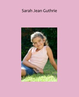 Sarah Jean Guthrie book cover