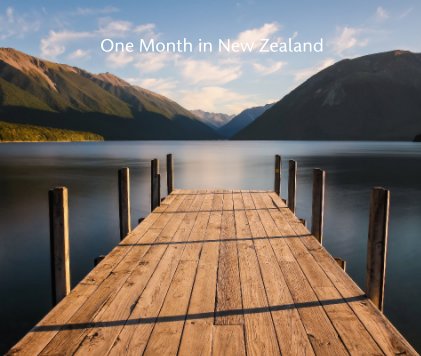 One Month in New Zealand book cover
