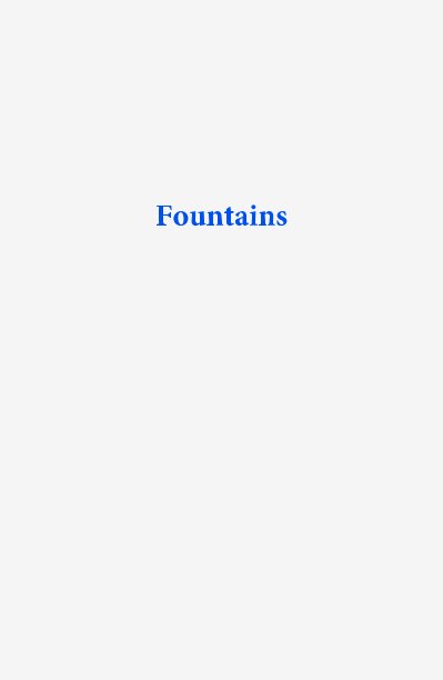 Ver Fountains por jofri