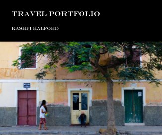 Travel portfolio book cover
