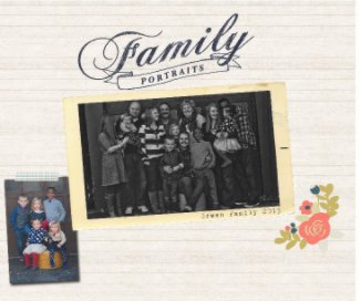 Family photos book cover