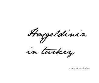 HoÅgeldiniz in turkey book cover