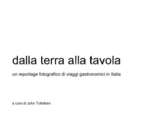 dalla terra alla tavola book cover