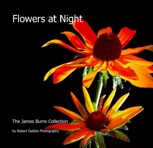 View Flowers at Night - Hardcover by Robert Gebbie Photography