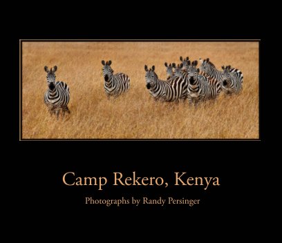 Camp Rekero, Kenya, Hardcover book cover