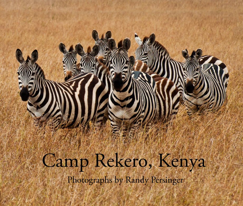 View Camp Rekero, Kenya, Dust Jacket by Randy Persinger