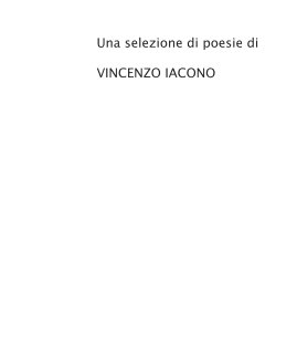 Una selezione di poesie di VINCENZO IACONO book cover