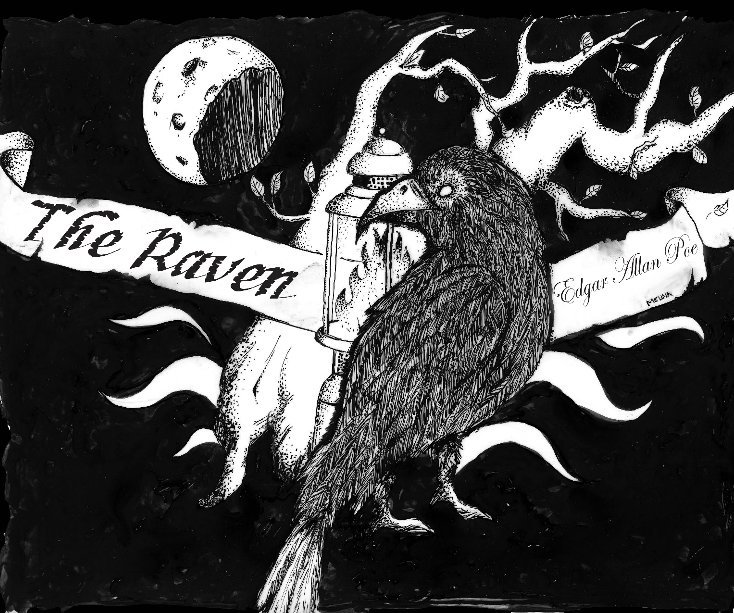 edgar allan poe raven art