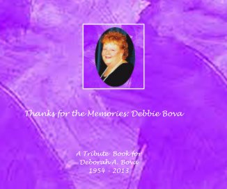 Thanks For The Memories: Debbie Bova book cover