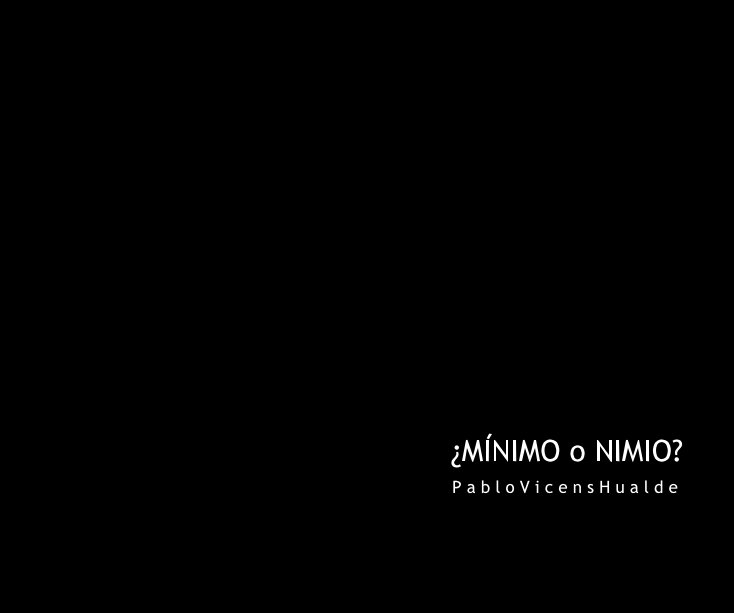 Bekijk ¿MINIMO o NIMIO? op Pablo Vicens Hualde