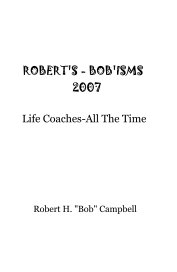 ROBERT'S - BOB'ISMS 2007 book cover