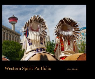 Western Spirit Portfolio Allan J Baxter book cover