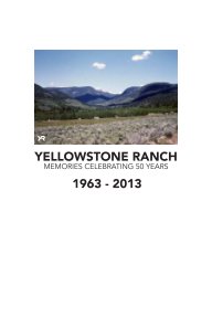 Yellowstone Ranch Memories book cover