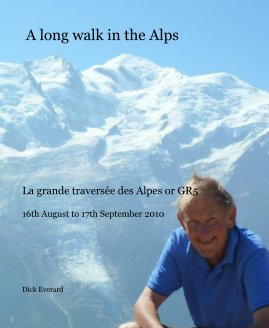 A long walk in the Alps book cover