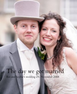 Ben and Sophie Stanbury's wedding book cover