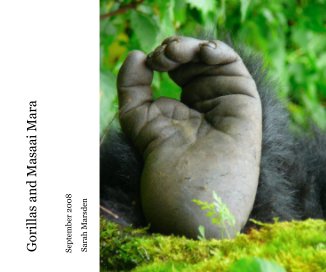 Gorillas and Masaai Mara book cover