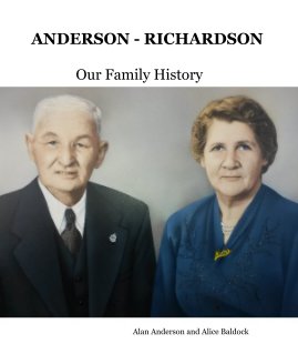 ANDERSON - RICHARDSON Our Family History book cover