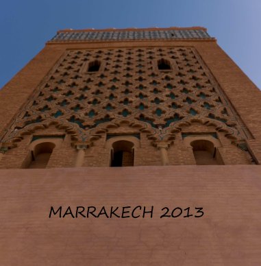 Marrakech 2013 book cover