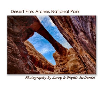 Desert Fire: 11x13 Deluxe Hardcover book cover
