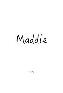 Maddie book cover