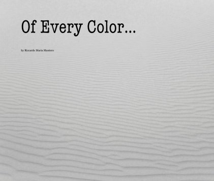 Of Every Color... book cover