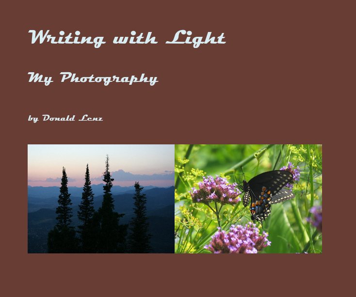 View Writing with Light by Donald Lenz