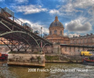 2008 French-Swedish travel record book cover