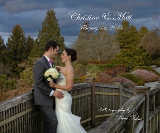 Christine & Matt February 14, 2014 Photography by Peter Palm book cover