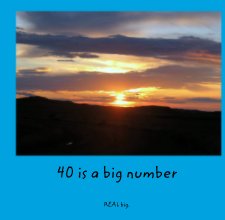 40 is a big number book cover