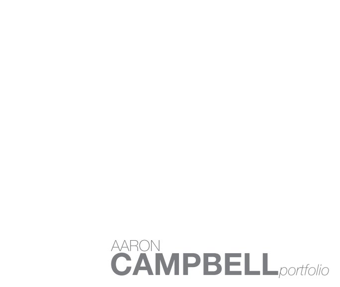 Ver Aaron Campbell Portfolio por Aaron Campbell