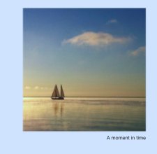 A moment in time book cover